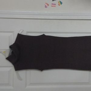 Knee length sweater dress